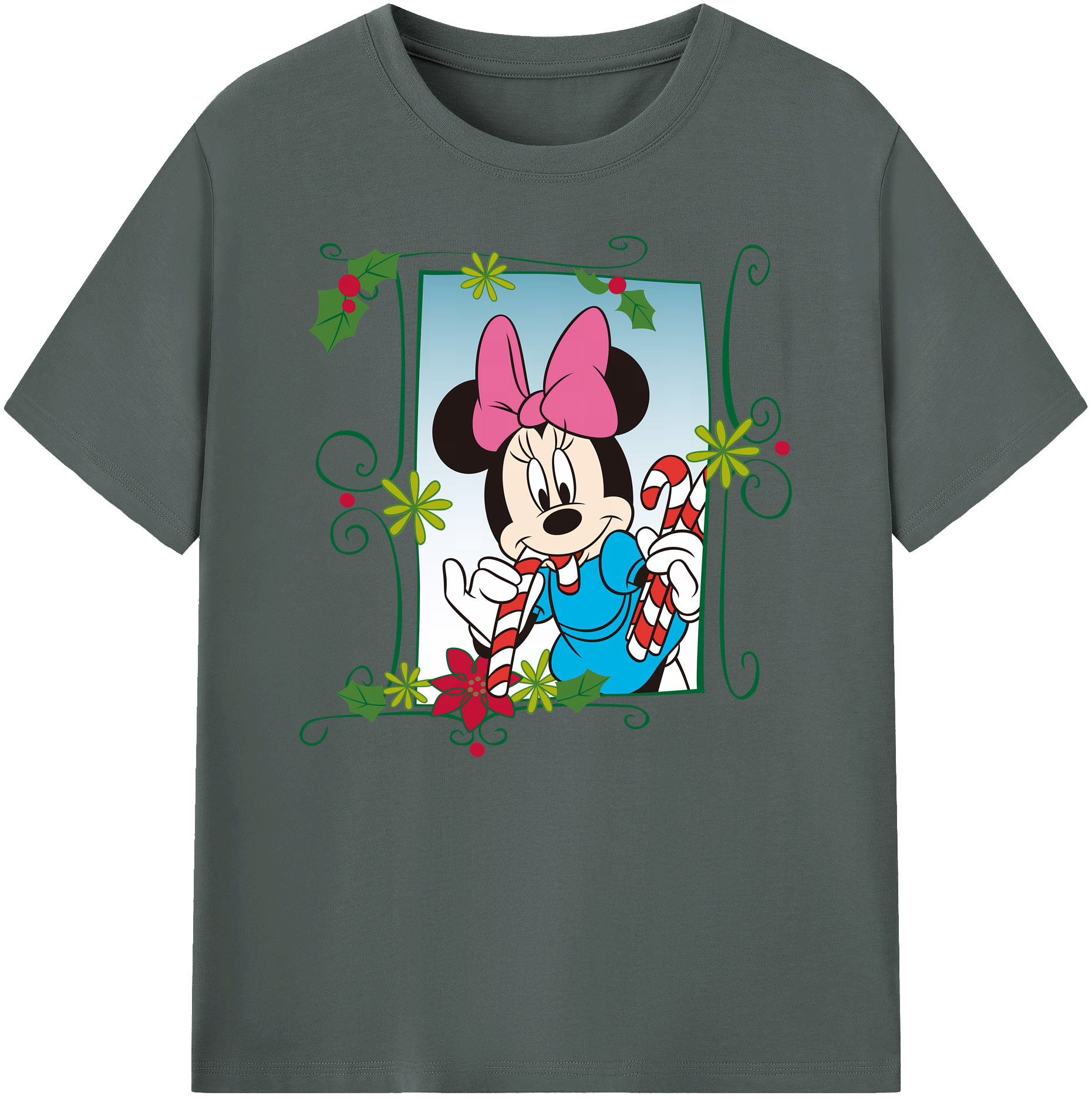 ミッキーマウス Mickey Mouse 綿100％ メンズ半袖Tシャツ｜肌触りやわらか＆通気性